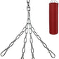 Yes4All Punching Bag Hanger, Stainless Steel Swivel Chain with 4 Snap Hooks for Heavy Bag, Gym Swing, Trapeze, and Hammock