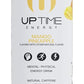 UPTIME Energy Drink, Mango Pineapple, 12 Pack, Vitamin C, L Theanine, Calcium, Sugar Free Energy Drinks for Focus Support, 142mg of Natural Caffeine, 5 Calories, Clean, Natural, Non GMO, 12 fl oz Cans