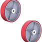 Heavy Duty Casters Wheels 4"5"6"8"DiameterX2"Width Industrial Caster Wheels Polyurethane Wheel with Capacity 800-1,500 lbs/pcs Used in,Trail Jack,Tool Box