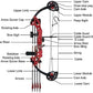 Compound Bow Archery for Youth and Beginner, Right Handed,19”-28” Draw Length,15-29 Lbs Draw Weight, 260 fps