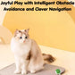 Indoor Cat Interactive Toy 360-degree Automatic Rolling Toy with Floor Flashing and Random Rolling for Cats and Dogs. Continuous Excitement, Fun and Stimulation for Your Cats and Dogs (Green)