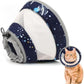 Breathable Air Mesh Cat Cone Collar Soft - Adjustable Recovery Collar to Stop Licking After Surgery, Foldable Lightweight E-Collar for Cats & Kittens (Sky Star, S)