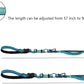 Hands Free Dog Leash for Large Medium Dogs Heavy Duty Bungee Reflective Adjustable Waist Leashes for Walking Running with Car Buckle 4-6FT (Green)