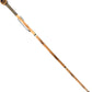 SE 3 Piece 55" Detachable Pine Wood Walking/Hiking Stick with Metal Tip, Reinforced Rubber Tip, and Water-Resistant Travel Pouch - Portable and Durable for Outdoor Adventures