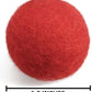 Wool Cat Toys - Felt Cat Toy Balls for Small Pet Fetch and Play - Eco Friendly Quiet Wool Ball Cat Toy for Cats and Kittens - Choose Your Colors (Red)
