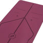 Liforme Original Yoga Mat – Free Yoga Bag Included - Patented Alignment System, Warrior-like Grip, Non-slip, Eco-friendly, sweat-resistant, long, wide, 4.2mm thick mat for comfort