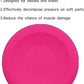 Silicone disc yoga anti-slip mat, fitness sports knee and elbow pads disc mat(Light Blue)