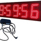 AZOOU 5-inch Hight Character Single Sided LED Sport Timing Clock Countdown/up Timer Red Color