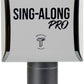 Sing-Along PRO Bluetooth Microphone - Wireless Karaoke Mic for Kids & Adults - Portable Home Karaoke Mic with Stereo Audio - Black