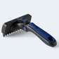 Deshedding Dog Brush for Long Hair (Large,Blue) – Gentle Deshedding tool for Dogs & Cats – Reduces shedding, without damaging topcoat. Removes Loose Fur & Dead Undercoat.