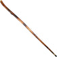 SE Natural Wood Walking Stick with Root Head, Carved Hand Grip, Steel Spike and Metal-Reinforced Tip Cover, 55" - WS631-52RH
