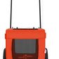 Tidyard Pet Bike Trailer Orange and Black Oxford Fabric and Iron Pet Bicycle Carrier, Animal Bike Stroller for Cat, Puppy, Dog, Outdoor, Travel Style C