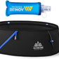 AONIJIE Lovtour Running Belt Waist Pack, Flip Waist Belt,with 250ml Soft Water Bottle Free and Lightweight for Marathon Climbing Jogging Cycling Workout Fitness Mobile Phone Holder