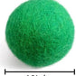 Wool Cat Toys - Felt Cat Toy Balls for Small Pet Fetch and Play - Eco Friendly Quiet Wool Ball Cat Toy for Cats and Kittens - Choose Your Colors (Green)