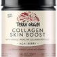 TERRA ORIGIN Collagen Hydrolyzed Peptide Powder | Supports Healthy Skin, Hair, and Nails | with Verisol and Vitamin C for Women and Men | Acai Berry