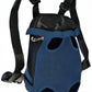 FEimaX Dog Carrier Backpack Pet Legs Out Front Cat Travel Bag, Adjustable Puppy Backpacks Carriers Hands-Free for Small Medium Dogs Cats Hiking Traveling Camping Daily Walking (Small, Navy)
