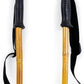 Booyah! Bamboo Downhill Ski Poles - Alpine Ski Poles with Black Pole Grip and Black Baskets, Ski Poles Men and Women, for Winter Downhill Skiing Wooden Poles