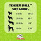 Jolly Pets Teaser Ball Dog Toy, Large/8 Inches, Red