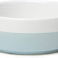 Waggo Dipper Ceramic Dog Bowl for Small and Large Breeds - Heavyweight and Durable Pet Food and Water Dish Crock, Dishwasher Safe, Modern (Cloud, Large)
