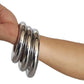 ZooBoo 2pcs Wing Chun Stainless Steel Training Rings (Pair) – Yeung Sau & Sticky Hand Strength Training for Wing Tsun, Siu Lum, and Kung Fu Practitioners