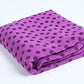IBL-Yoga Towel, Hot Yoga Mat Towel - Sweat Absorbing Non-Slip for Hot Yoga, Pilates and Workout, 24x72 inches with Grip Dots (Purple)
