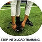 Baseball and Softball Movement Enhancement Training System Including Belt/Harness, Foot/Ankle Strap, 2 Bungee Cords. Enhance Hitting, Pitching, & Throwing