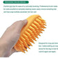 Pet Silicone Shampoo Brush for Long & Short Hair Medium Large Pets Dogs Cats, Anti-skid Rubber Dog Cat Pet Mouse Grooming Shower Bath Brush Massage Comb (Blue (New))