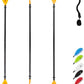OCEANBROAD Kayak Paddle 86in/218cm, 90.5in/230cm, 95in/241cm Alloy Shaft Kayaking Boating Canoeing Oar with Paddle Leash