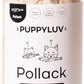 Puppyluv Treat - Freeze Dried Pollock Dog & Cat Treats, Wild Caught, Single Ingredient, Natural High Protein & Fish Oil, Grain Free, Gluten Free, 2.8oz