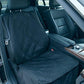 Bulldogology Front Car Seat Covers for Dogs - Heavy Duty Dog Seat Cover for Cars, Trucks, Vans, and SUVs - 100% Waterproof Front Seat Dog Cover - Passenger Dog Car Seat Cover for Front Seat (Black)