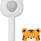 Cat Brush for Short or Long Haired Cats Dogs Rabbits, Cute Tiger Shape Dog Brushes with Release Button for Massage and Removes Loose Fur, Dog Hair Brush Pet Grooming Deshedding Comb