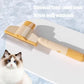 2PCS Self CleaningPetComb Grooming Brush,PetComb for Dogs & Cats, Brush for Cats, Cat dog comb Pet Grooming for Massaging and Cleaning Shedding Hair (Green+Yellow)