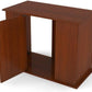 Pemberly Row Engineered Wood 50/65 Gallon Serene Cherry Upright Aquarium Stand