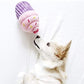 ZippyPaws Birthday Cupcake- Dog Squeaky Toys to Keep Them Busy, Funny Food Plush for Small, Medium, & Large Dogs, Cute Stuffed Puppy Toy, Pet Products, Gift for Dogs of All Breeds, Soft & Cuddly- Pink