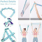 Stretching Straps Hamstring Stretcher Device Elastic Exercise Band Yoga mat Carrying Straps Leg Exercise Equipment Stretching Strap with Loops for Flexibility Stretch Strap 11 Loops