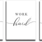 Framed Canvas Wall Art Positive Quote, Office Art, White Large Poster, Motivational Artwork Set of 3 Prints, Inspirational Poster Prints (G-3pcs,12x16inchx3pcs)