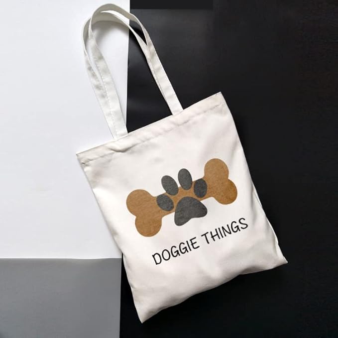 FOTAP Dog Owner Shopping Tote - Dog Park Bag and Doggie Gift