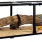 REPTIZOO 84 Gallon Large Reptile Terrarium Extra-Long 60" x 18" x 18" Spliceable Glass Reptile Tank, Double Top Cover Enclosure Habitats