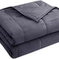 yescool Weighted Blanket for Adults (20 lbs, 48" x 72", Grey) Cooling Heavy Blanket for Sleeping Perfect for 140-160 lbs, Twin Size Breathable Blanket with Premium Glass Bead, Machine Washable