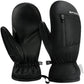 Waterproof Ski Mittens Ski Glove for Women Men Youth Winter Cold Weather Snow Gloves with Hands Warmer Zipper Pocket