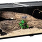 REPTI ZOO 68 Gallon Reptile Terrariums, 48" X 18" X 18" Reptiles Tanks Enclosure for Bearded Dragon Ball Python Snake, Black-Tinted ECO Glass Reptile Habitat with Sliding Door & Top Screen Ventilation