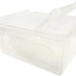 Happy Habitat - Ventilated Enclosure & Breeder Box - for Live Feeder Insects, Reptiles, Amphibians & Other Small Pets - Durable Plastic Portable Terrarium (Medium)