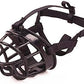 Basket Dog Muzzles-Soft Adjustable Breathable Mask Anti Biting Chewing Barking Training Dog Muzzle for Small Medium Large Dogs (Black, 2: Snout 6.7-10.2")