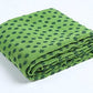 IBL-Yoga Towel, Hot Yoga Mat Towel - Sweat Absorbing Non-Slip for Hot Yoga, Pilates and Workout, 24x72 inches with Grip Dots (Green)
