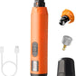 Dog Nail Grinder 5-Speed Upgrade - Professional Rechargeable pet Nail Trimmer with 2 LED Lights Ultra Quiet and Low Vibration Providing Painless Beauty for Large Medium and Small Dogs and Cats
