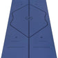 Liforme Original Yoga Mat – Free Yoga Bag Included - Patented Alignment System, Warrior-like Grip, Non-slip, Eco-friendly, sweat-resistant, long, wide, 4.2mm thick mat for comfort