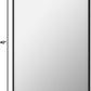 30x40 Inch Black Bathroom Mirror for Wall, Aluminum Frame Rectangle Rectangular Vanity Mirror, Modern Large for Bedroom, Living Room, Horizontal or Vertical