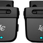 LC LaceClips Smart Activity Tracker - Shoe-Mounted Step Counter for Walking & Sports Performance Monitor - Track 25+ Activities, Jumps & Calories with App - No Subscription Required (Black)