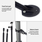 Bike Repair Stand with Quick Release Bicycle Maintenance Rack Bike Workstand Height Adjustable and Portabl with Tool Tray Extensible Bike Repair Rack for Road & Mountain Bikes