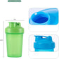 CHNLML Protein Shaker Bottle 400ML/16Oz w. Shaker Ball for Protein Shake, Shaker Bottle with Mixing Ball, Leak-Proof, BPA-Free, for Gym, Workout, Juice Mixer (Purple/Purple, 16Oz-400ML-1Bottle)